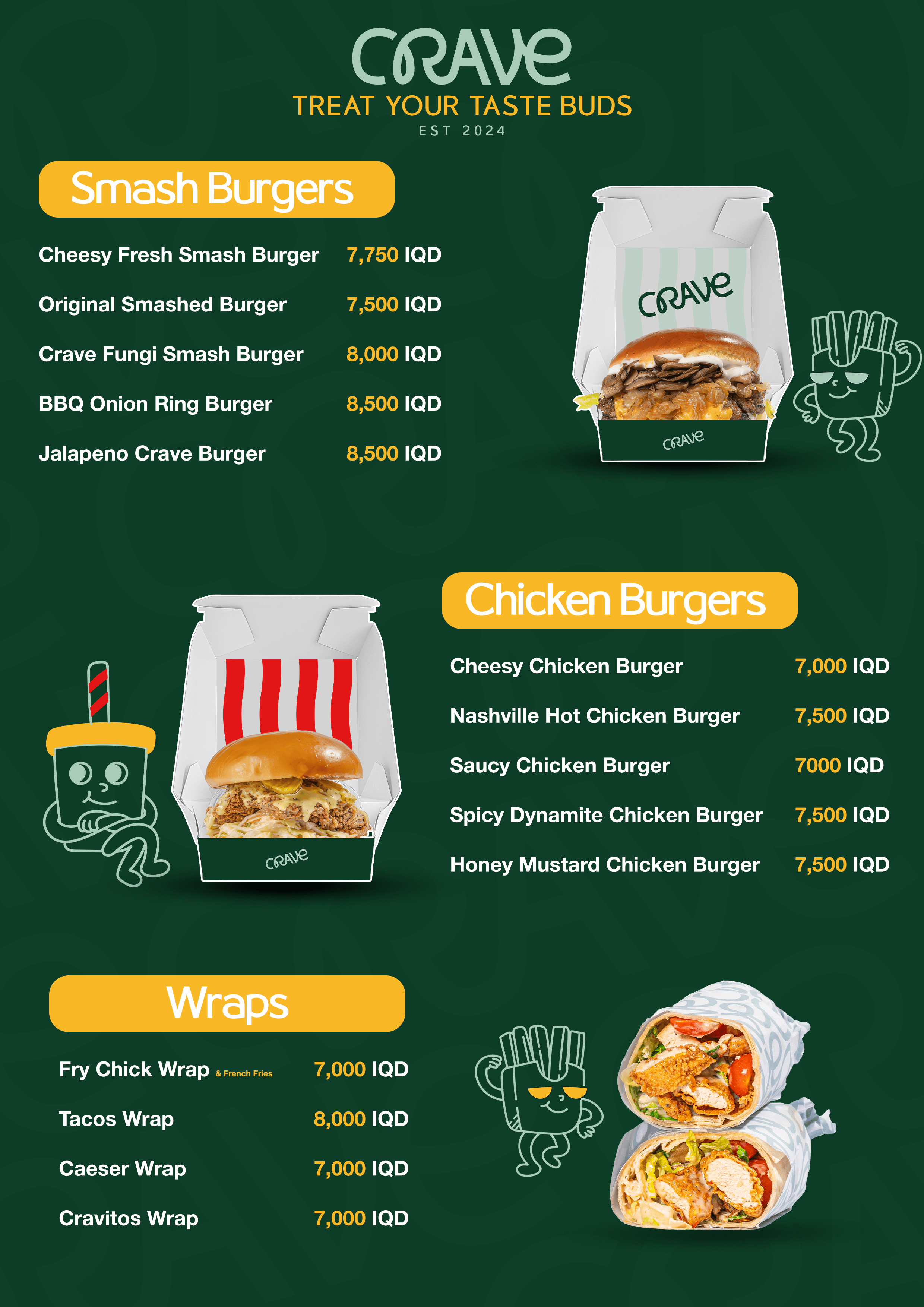 Menu Page 1